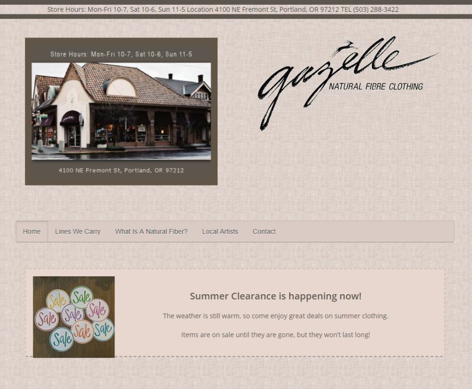 Gazelle Natural Fiber